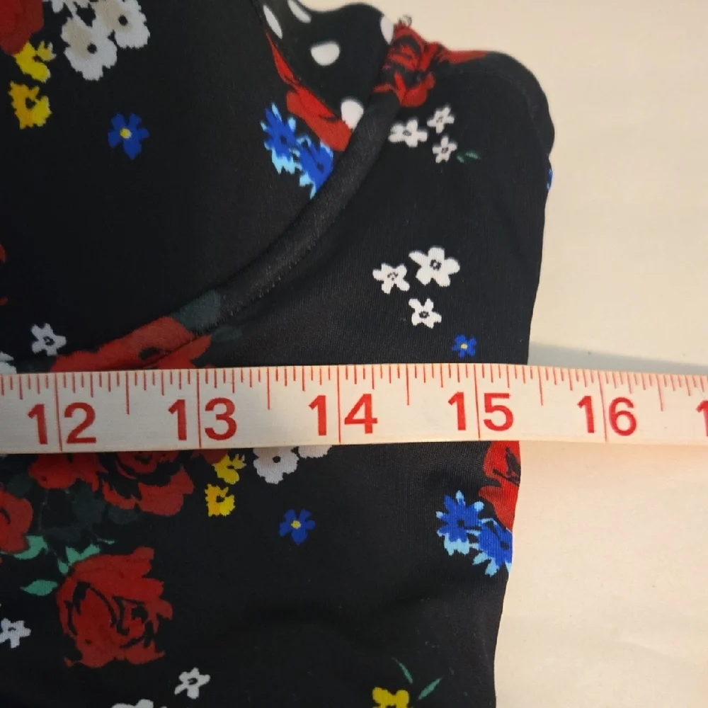 Torrid Black Floral Swimsuit